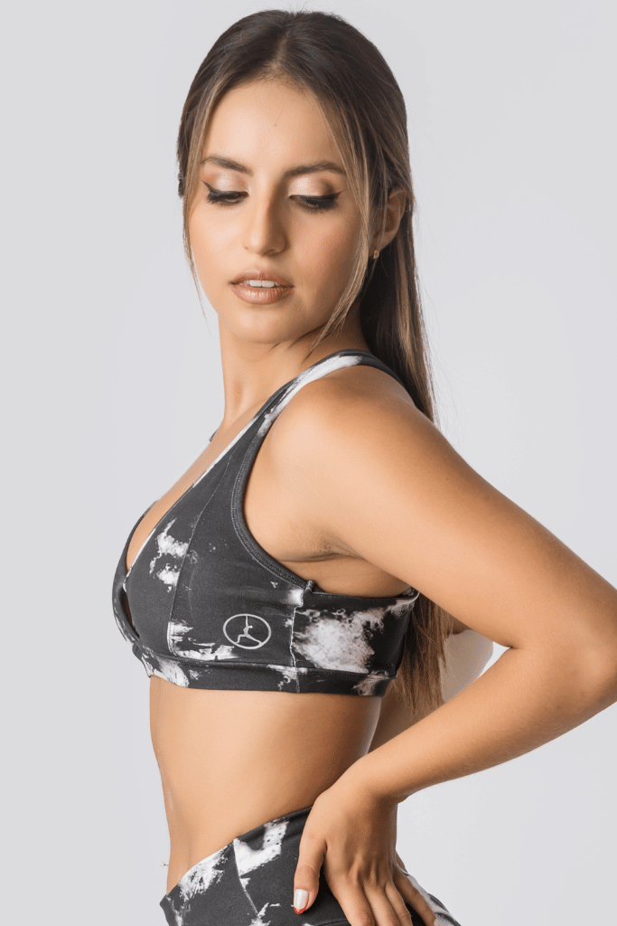 TOP FIT TIE DYE BLACK