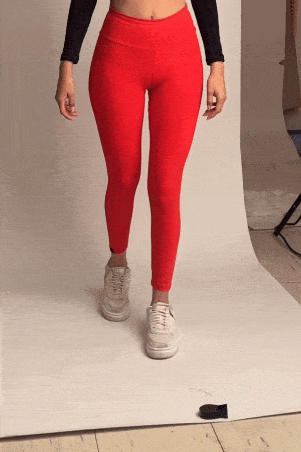 Legging basic red