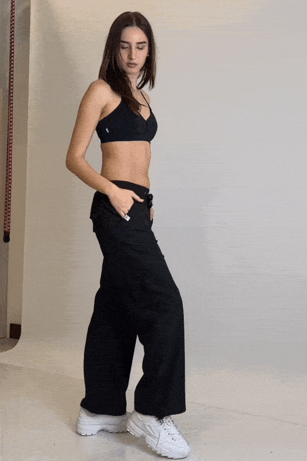 CARGO OVER PANT BLACK
