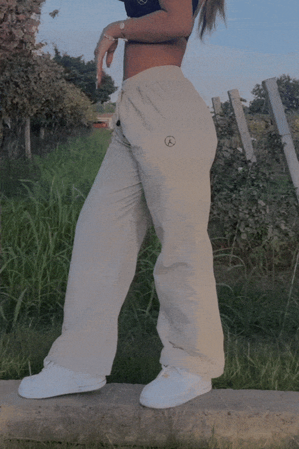 PANTALON PALAZZO NUDE