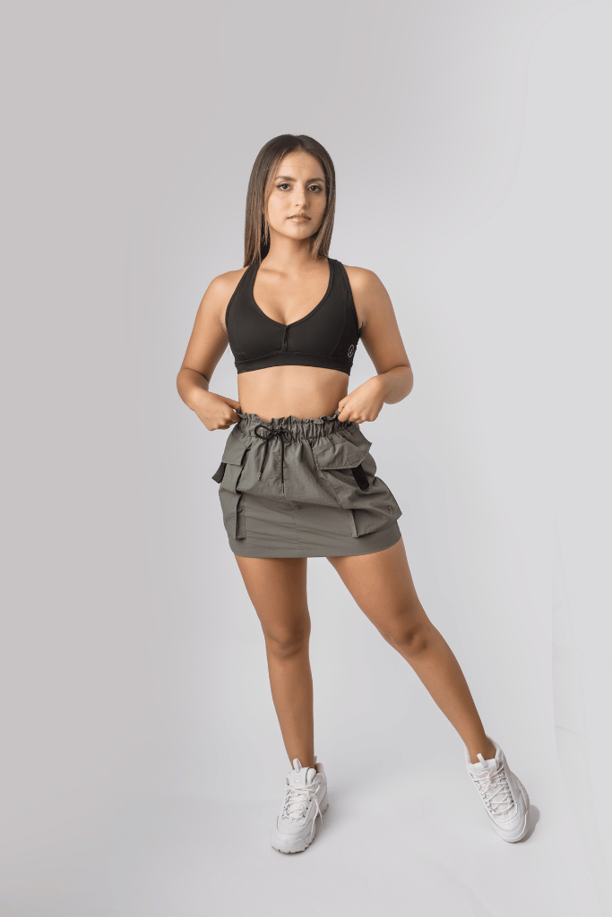 Falda cargo adventure gris