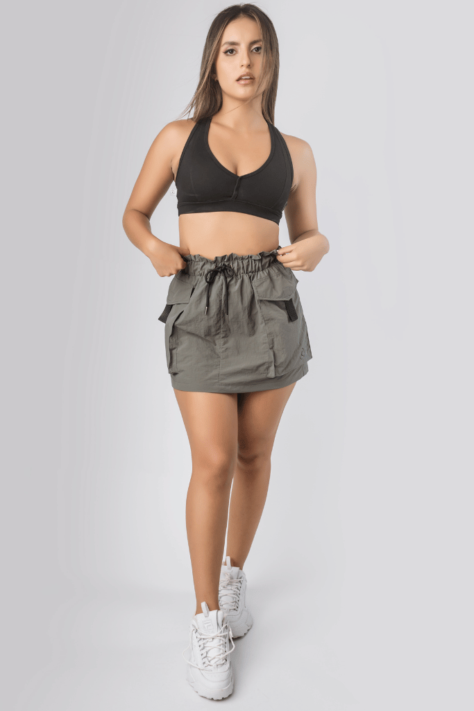 Falda cargo adventure gris