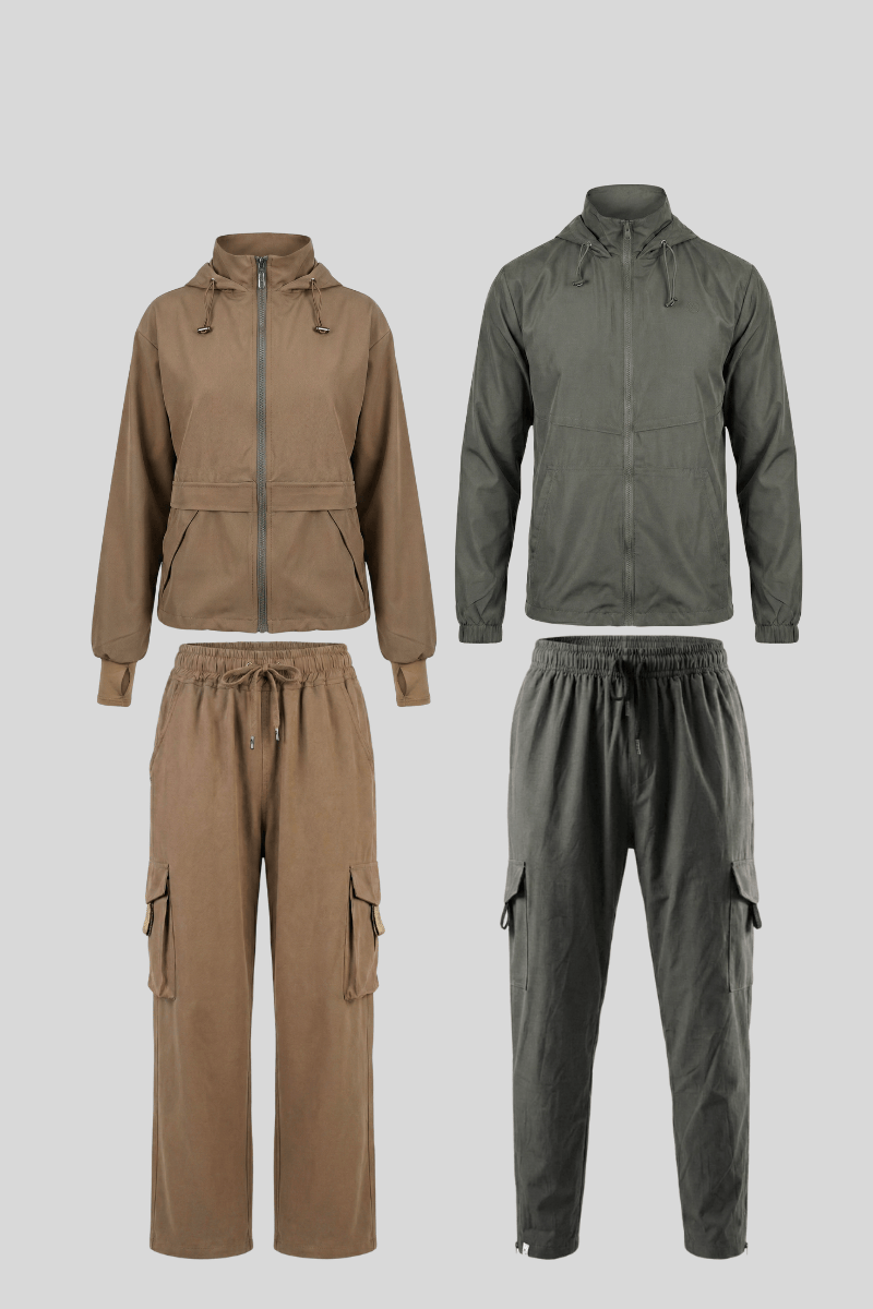 Pack: 01 set Overtrip + 01 set Explorer (2 casacas + 2 cargos)