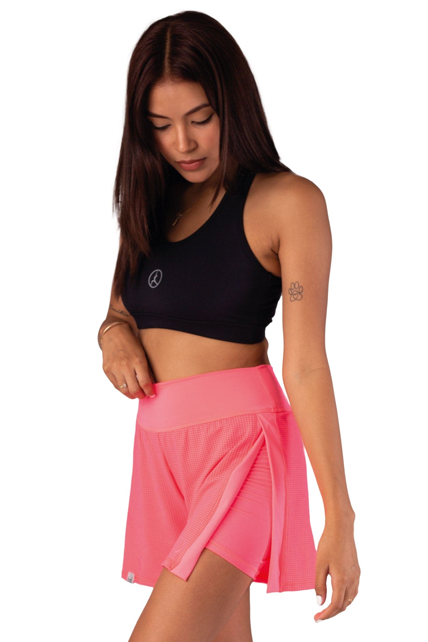 Short skirt pink