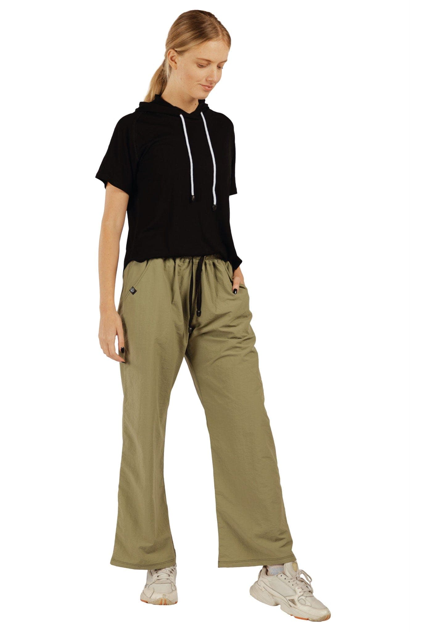 PANTALON PALAZZO VERDE