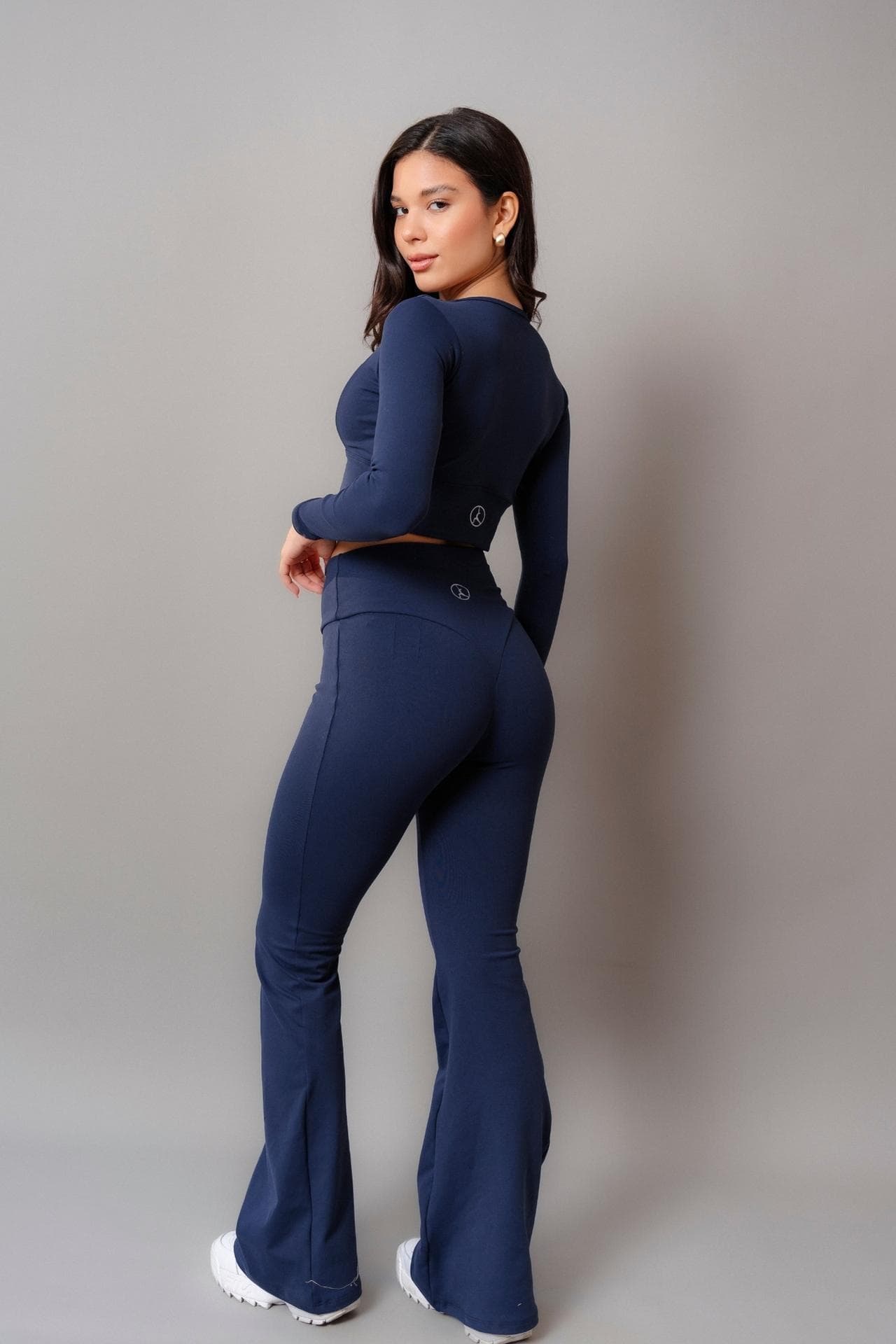 SET SPORTY AZUL MARINO (TOP + FLARE)