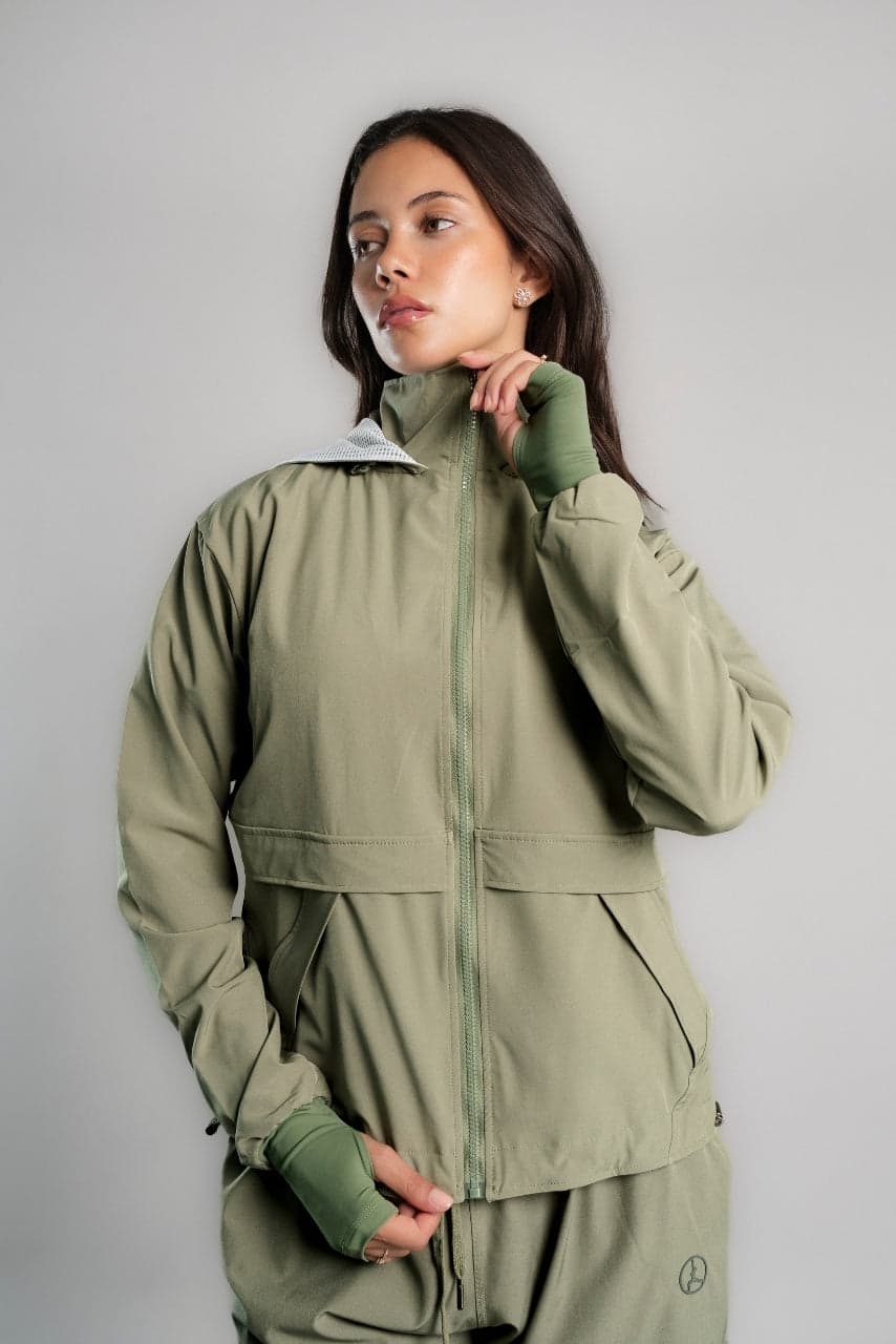 SET OVERTRIP PRO OLIVO (CASACA + CARGO)