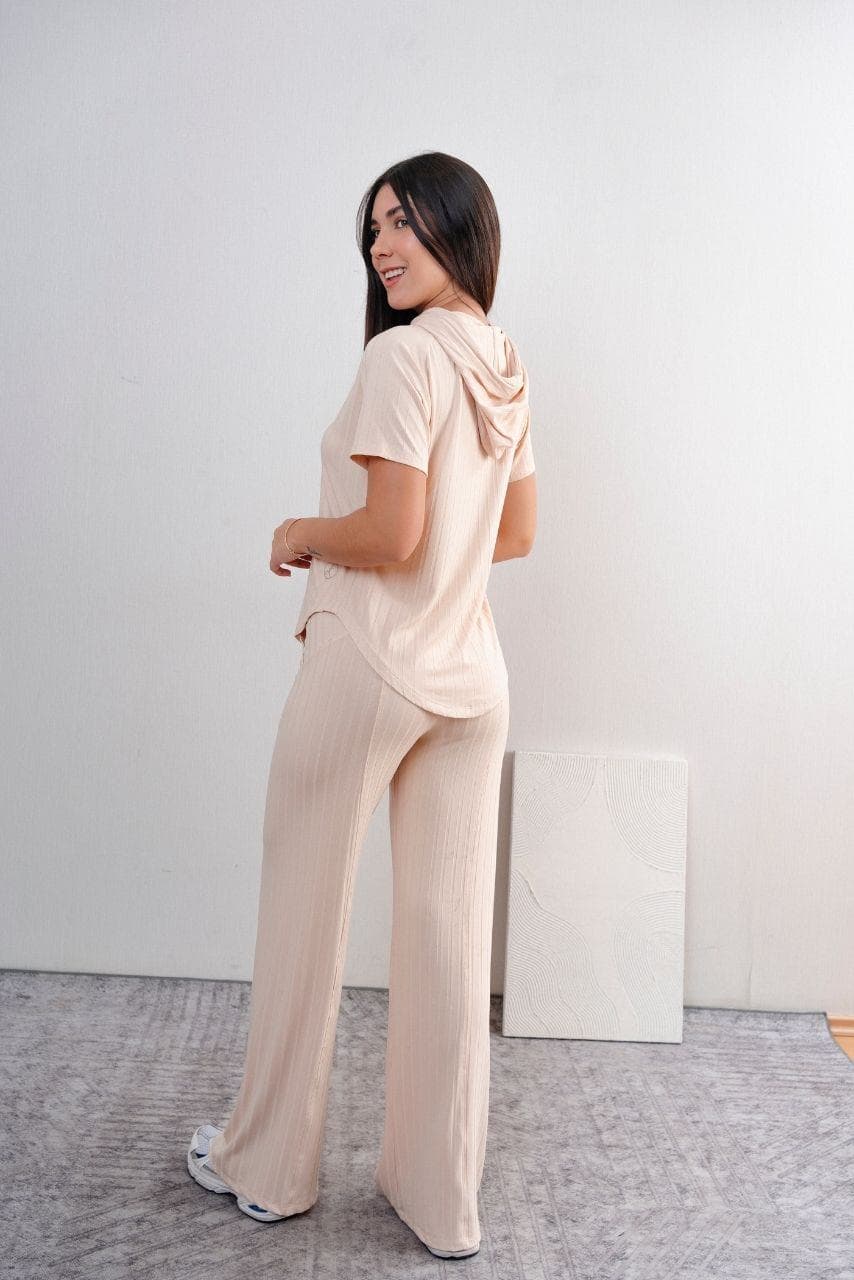 SET AGORA NUDE  (POLO + PALAZZO)