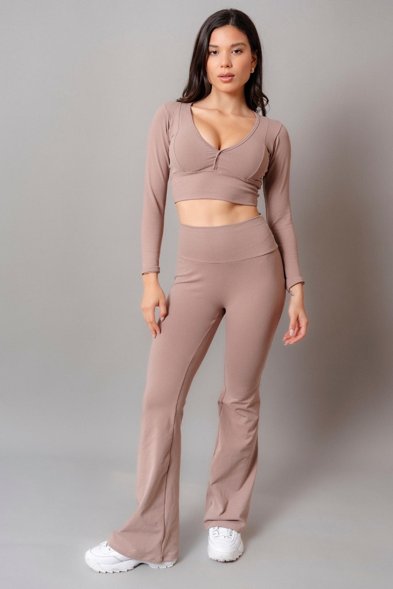 SET SPORTY CACAO (TOP + FLARE)
