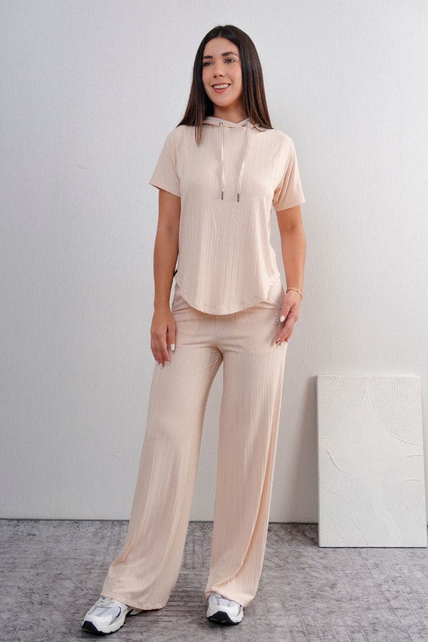 SET AGORA NUDE  (POLO + PALAZZO)