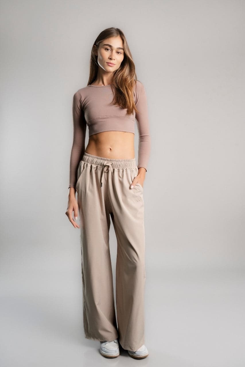 SET OVERTRIP AIR BEIGE (CASACA + PALAZZO)