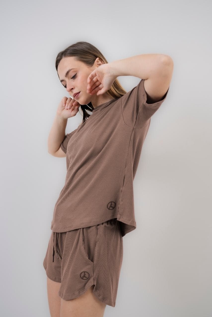 SET COMFORT CAPUCCINO (SHORT Y POLO)