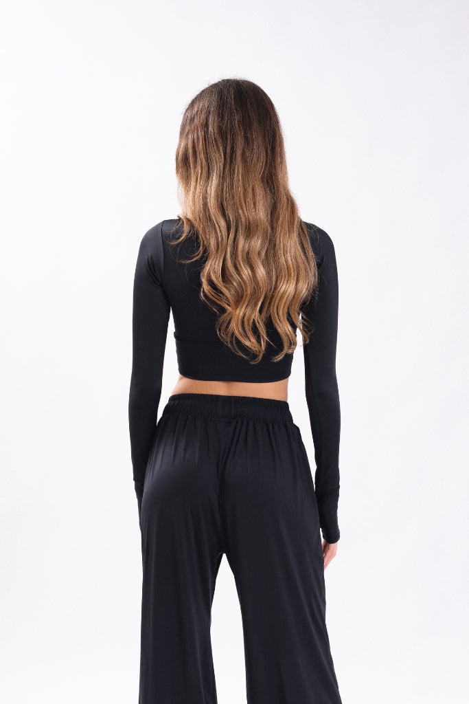 TOP LONG YOGA BLACK