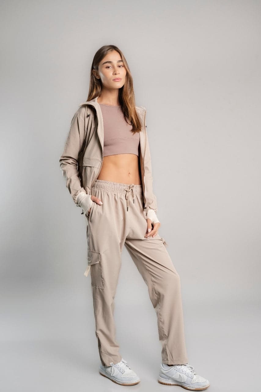 SET OVERTRIP PRO BEIGE(CASACA + CARGO)