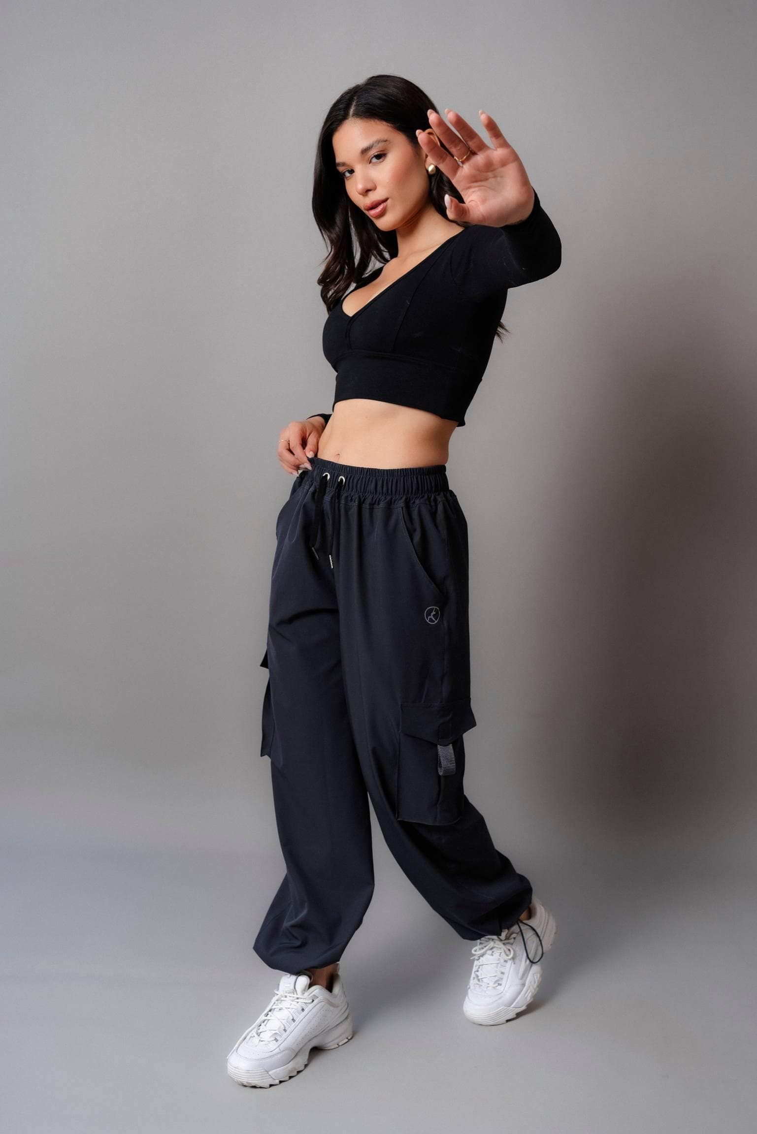 CARGO OVER PANT GRIS OSCURO