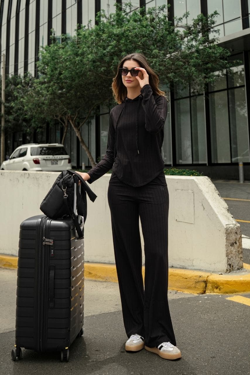 SET AGORA BLACK (POLERA + PALAZZO)
