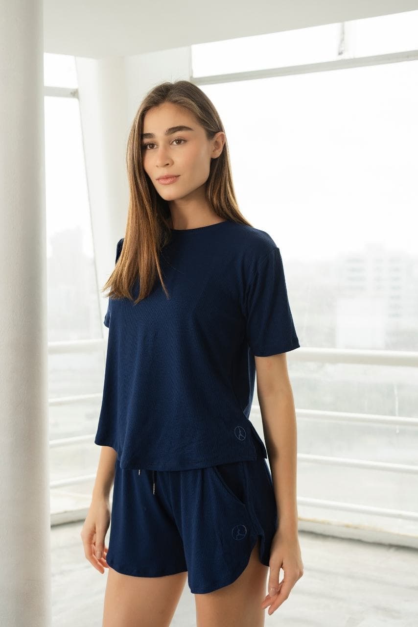 SET COMFORT AZUL MARINO (SHORT Y POLO)
