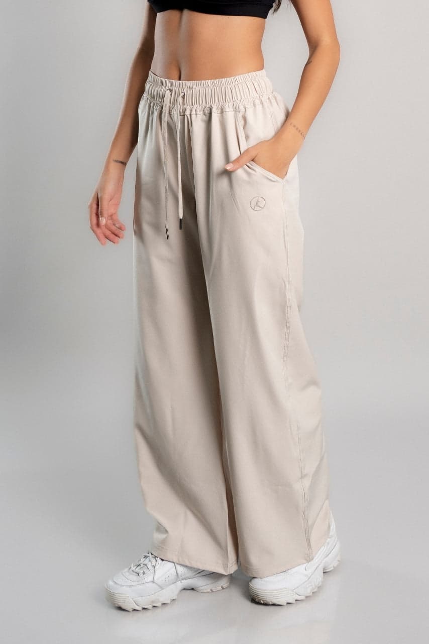 PANTALON PALAZZO NUDE