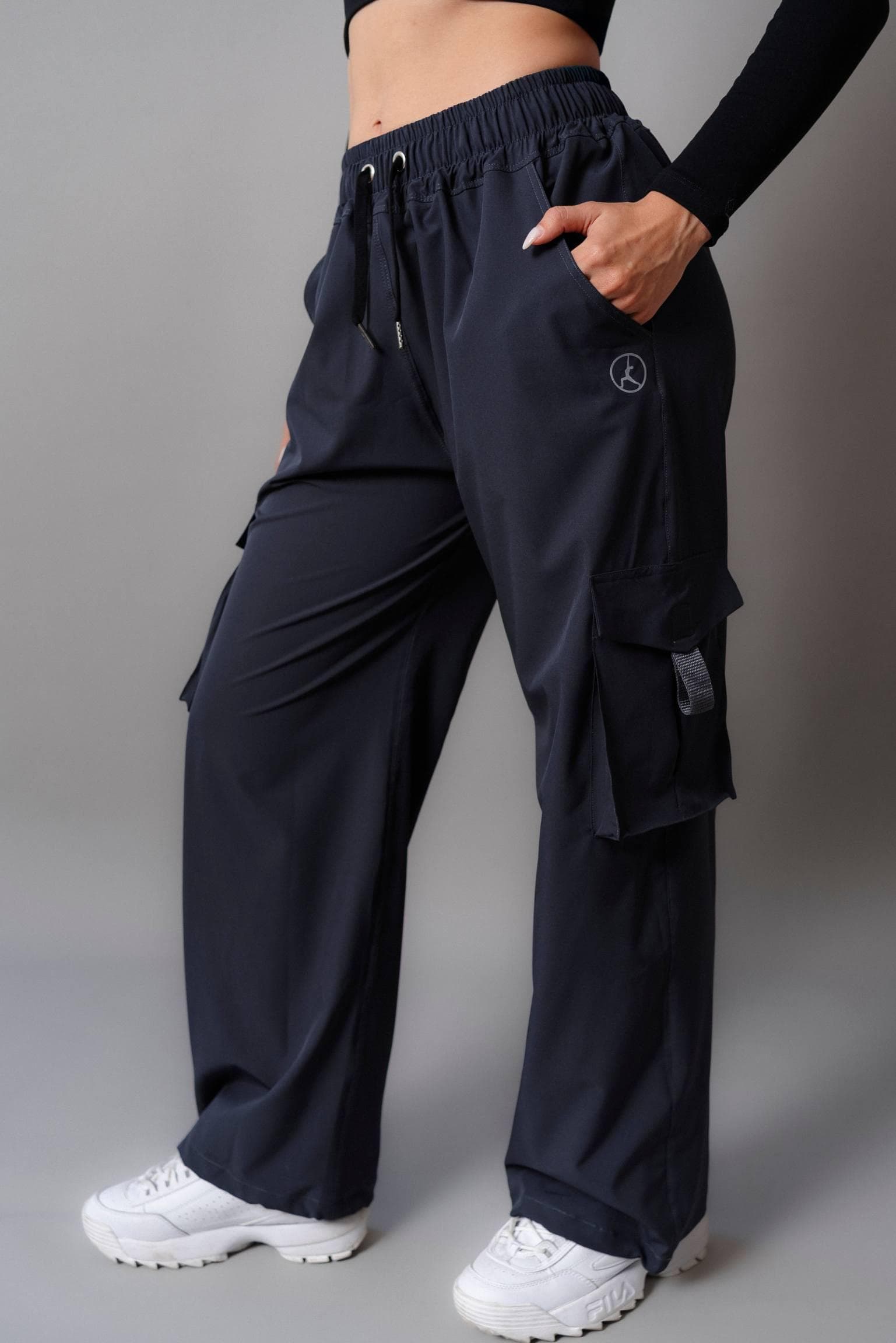 CARGO OVER PANT GRIS OSCURO