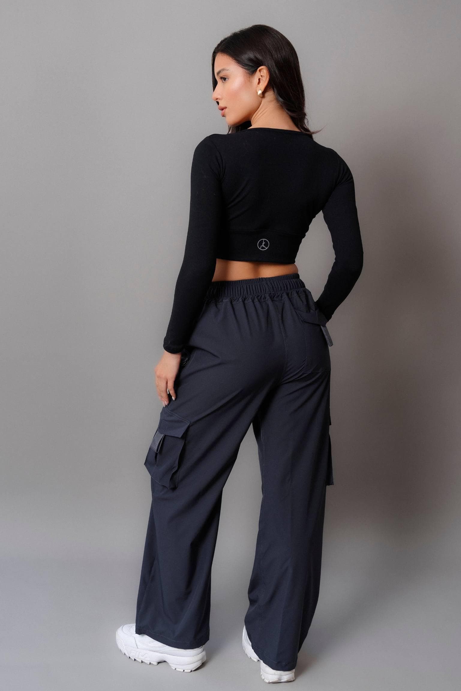 CARGO OVER PANT GRIS OSCURO