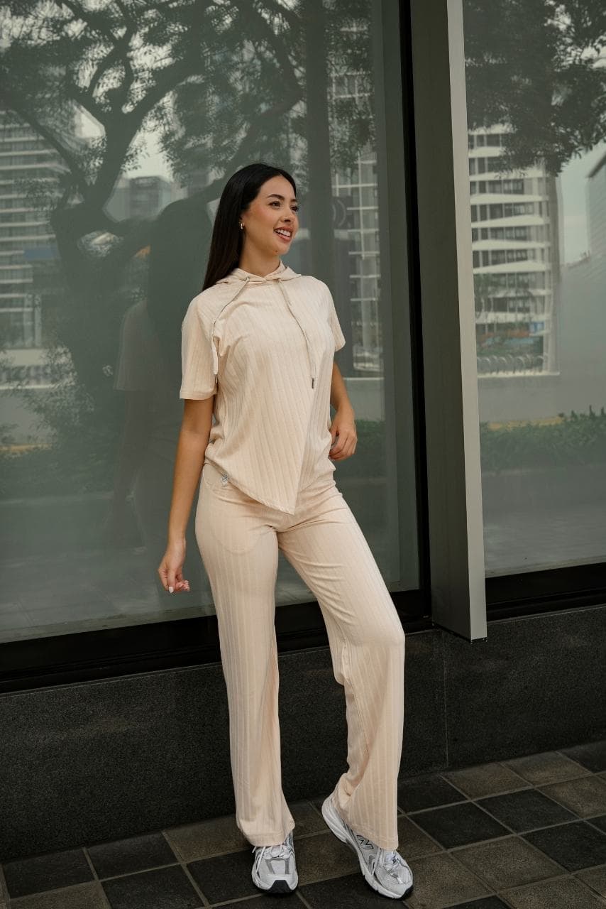 SET AGORA NUDE  (POLO + PALAZZO)