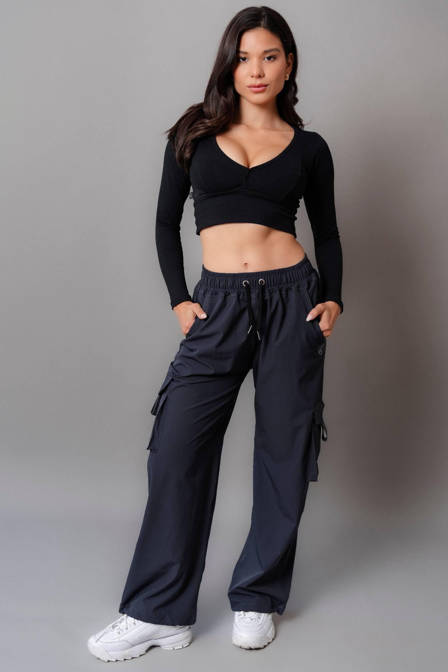 CARGO OVER PANT GRIS OSCURO