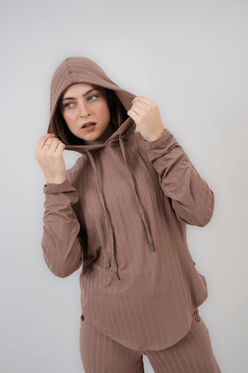 SET AGORA CAPUCCINO (POLERA + PALAZZO)