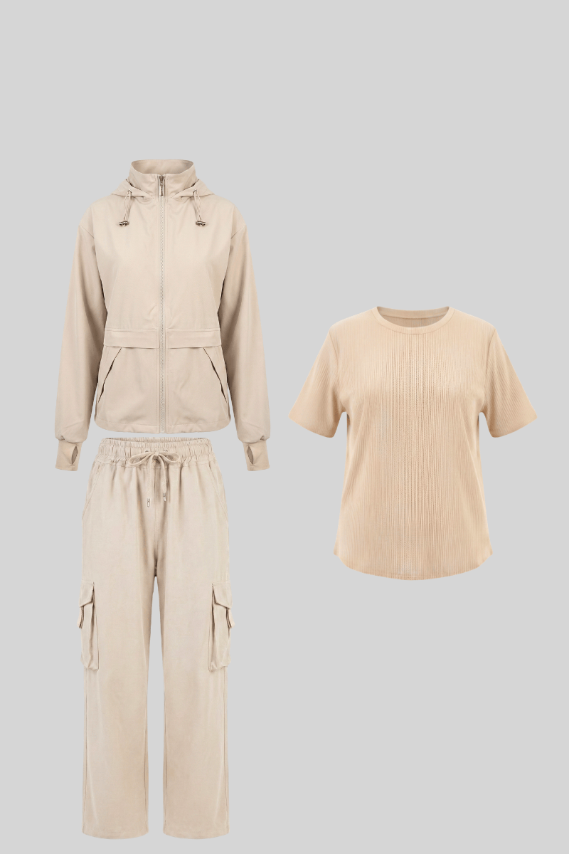 Pack Nude: 01 set overtrip + 01 polo comfort (casaca, cargo, polo)