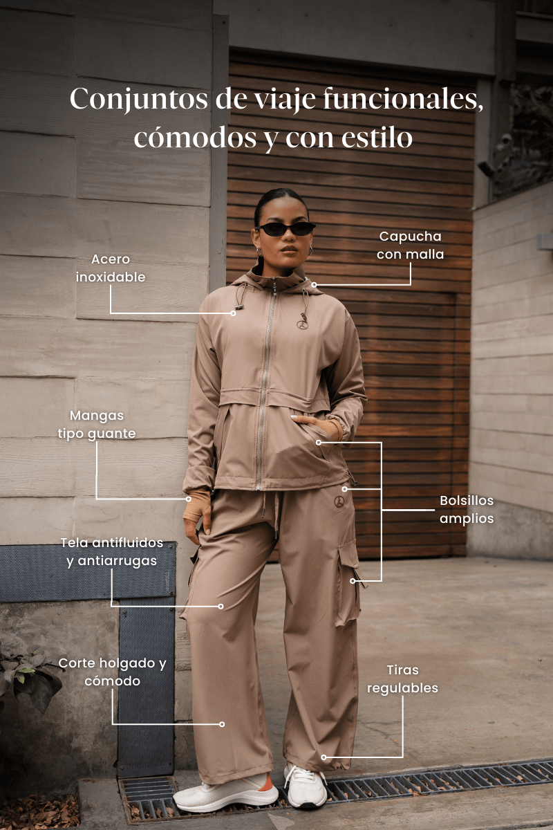 Pack Azul Marino: 01 set overtrip + 01 polo comfort (casaca, cargo, polo)