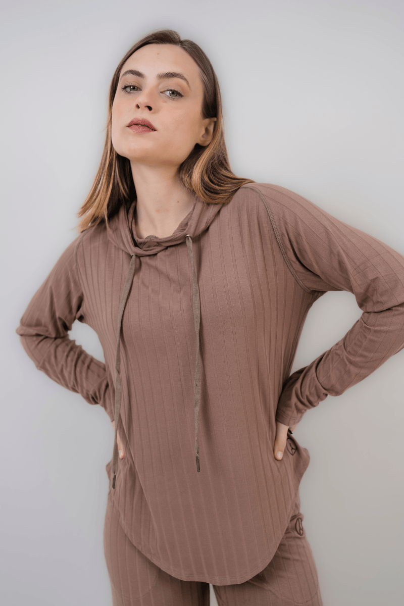 SET AGORA CAPUCCINO (POLERA + PALAZZO)