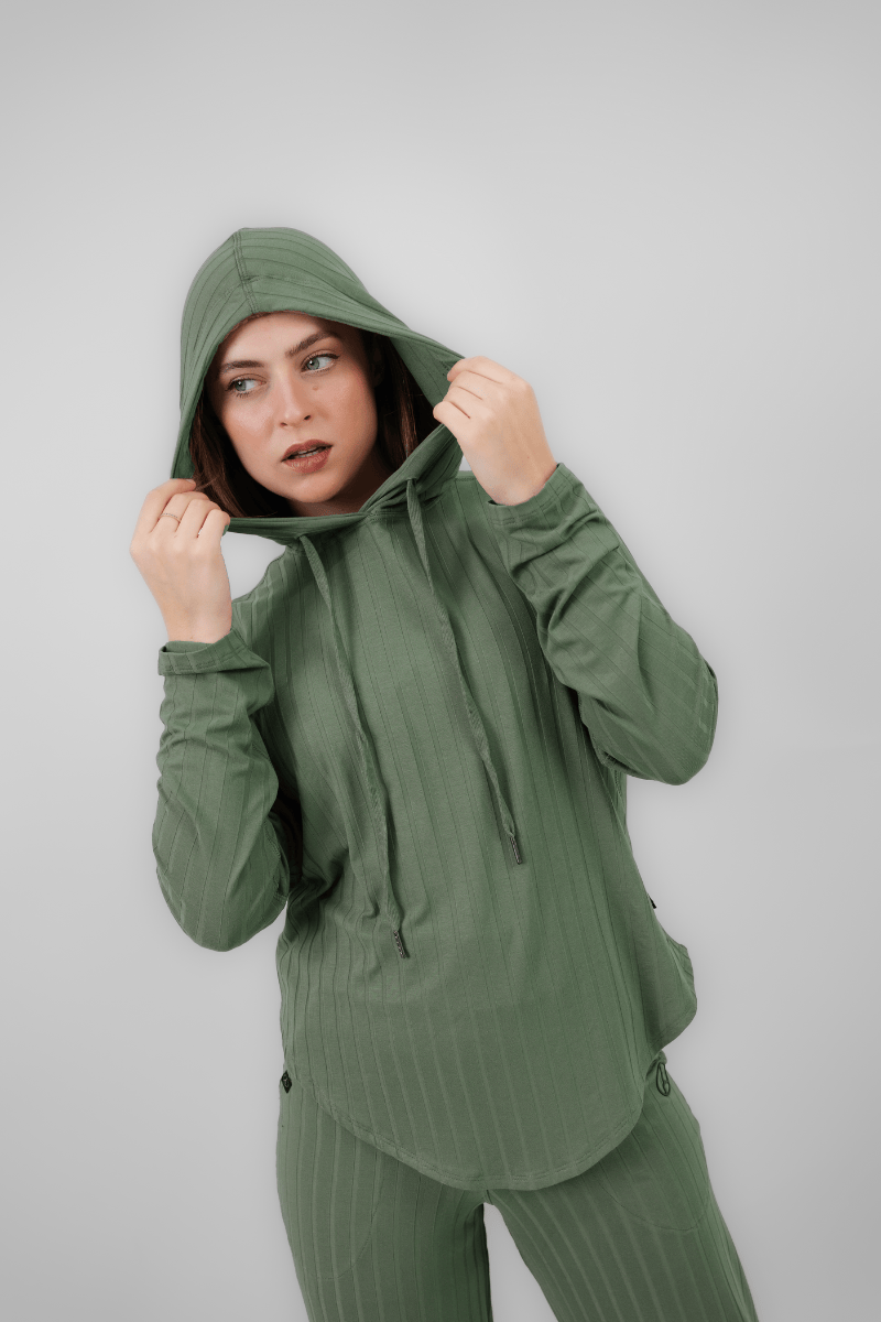 Pack Olivo: 01 set overtrip + 01 set agora (casaca, cargo, polera y palazzo)