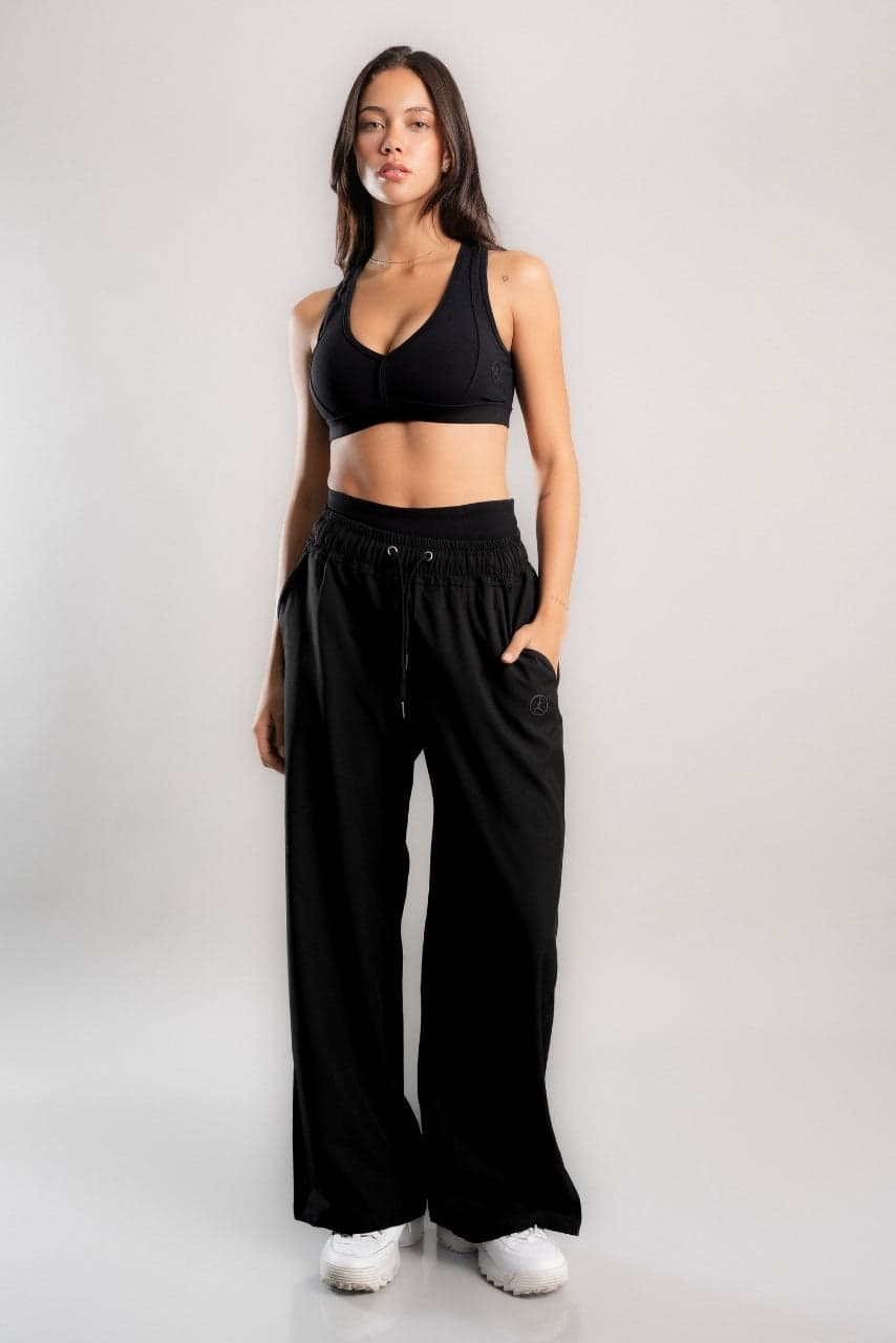 PANTALON PALAZZO NEGRO