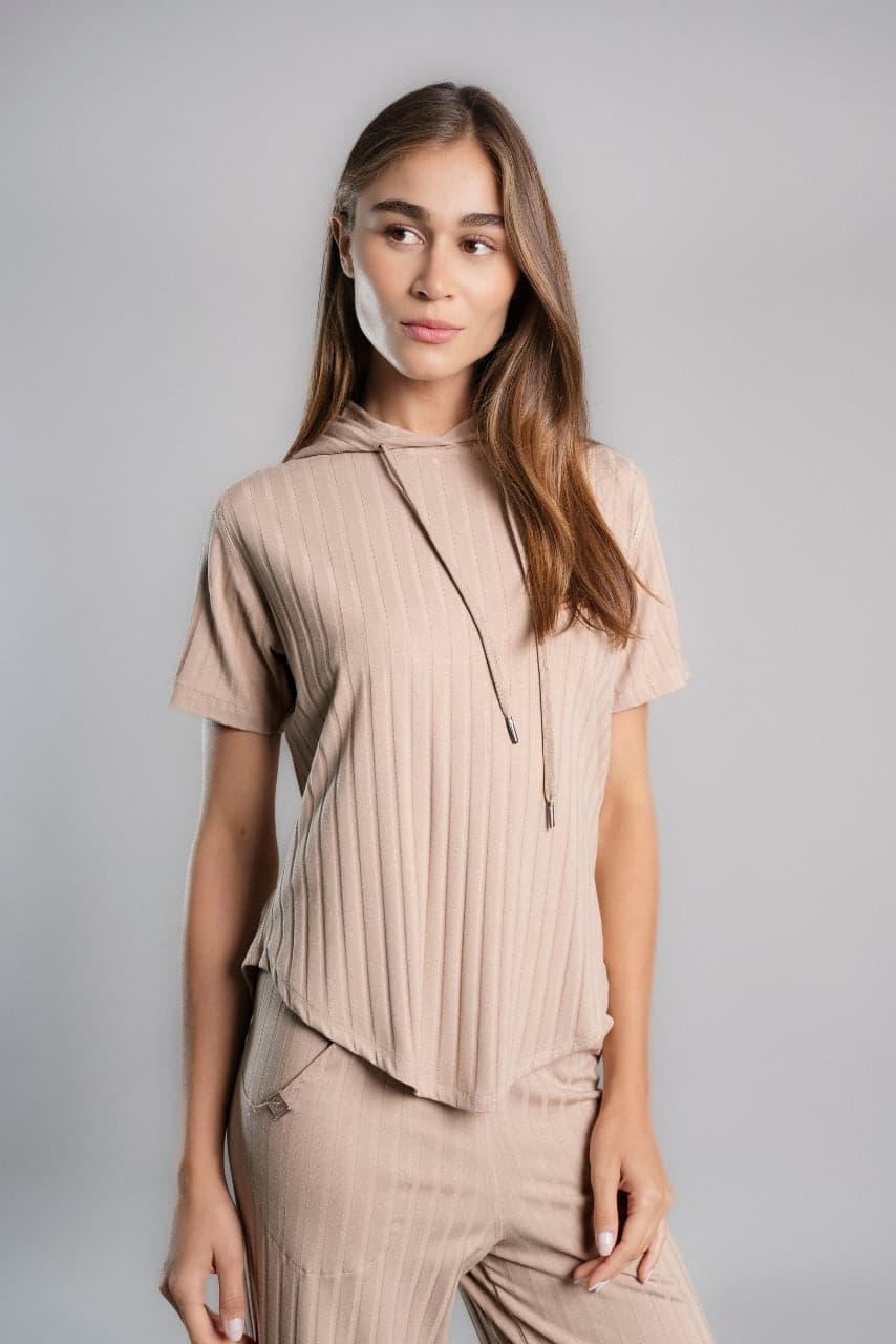 SET AGORA BEIGE (POLERA + PALAZZO)