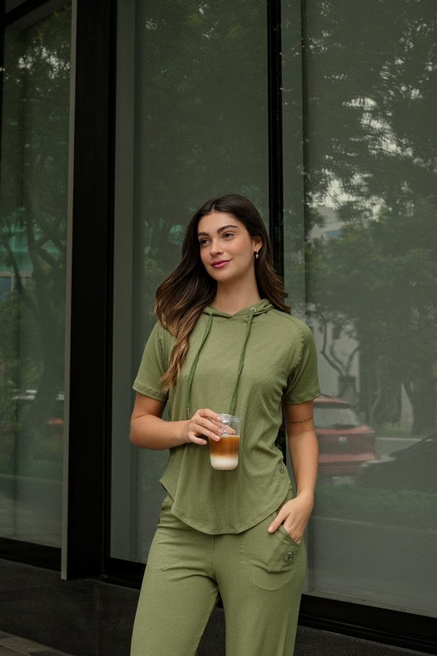 POLO AGORA VERDE OLIVO