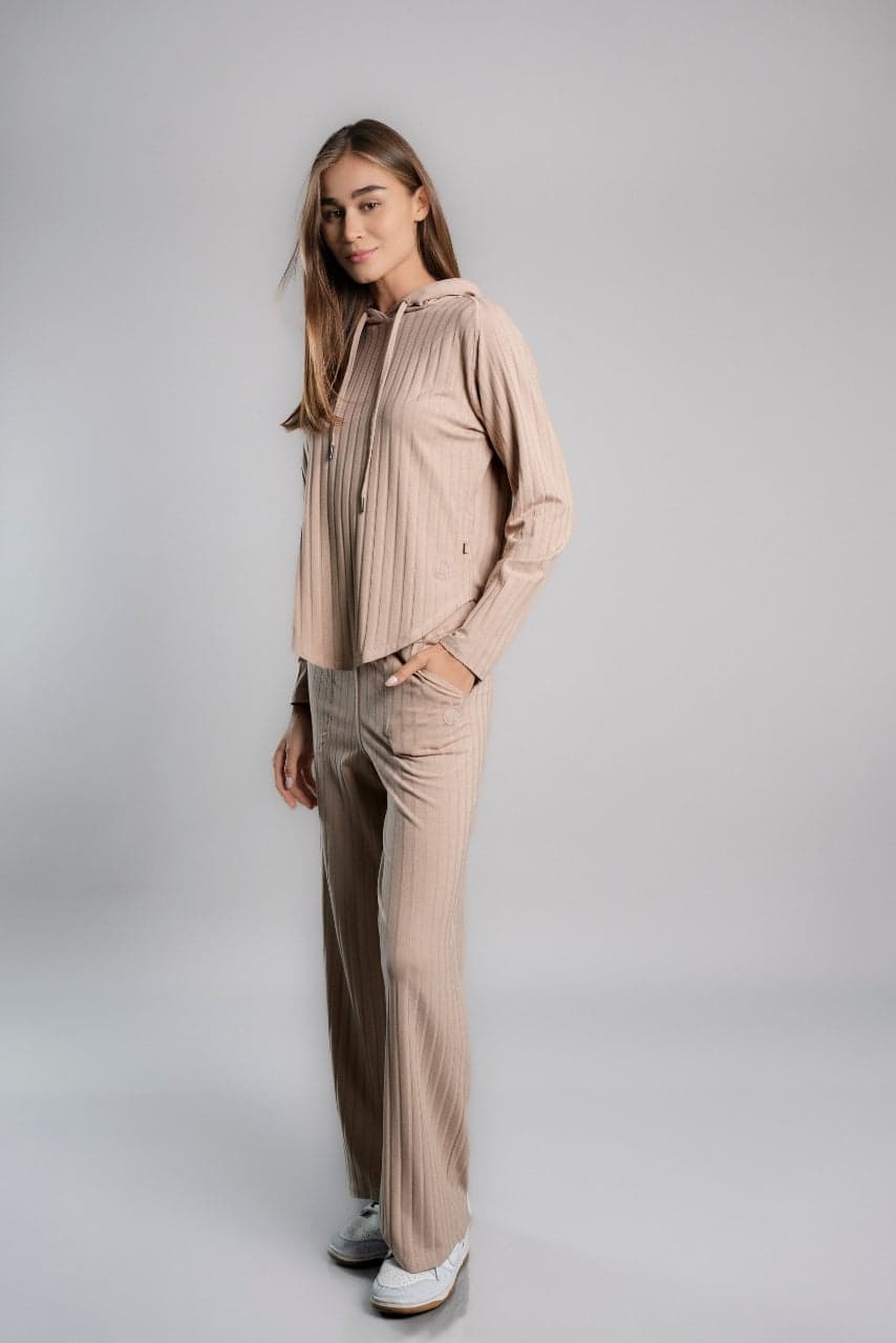 SET AGORA BEIGE (POLERA + PALAZZO)