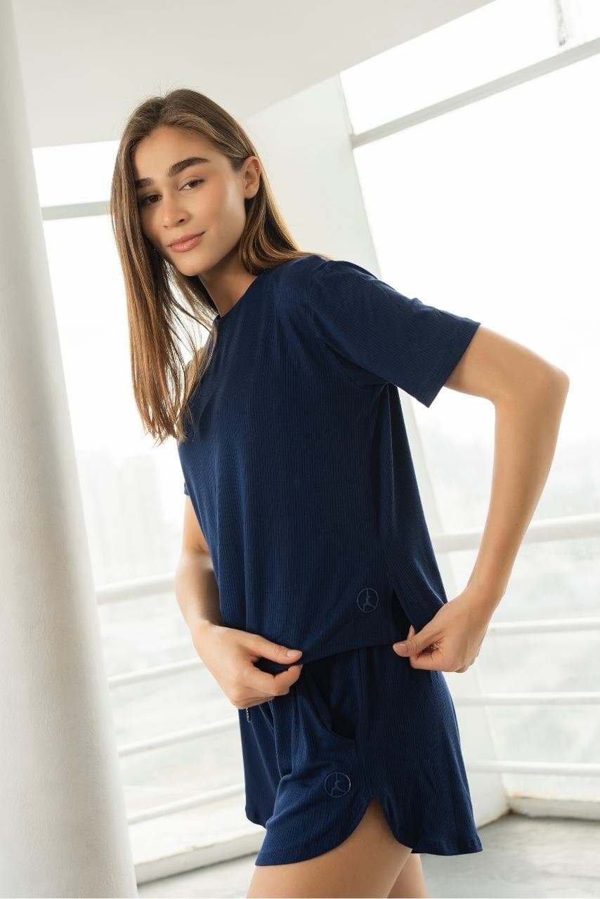 SET COMFORT AZUL MARINO (SHORT Y POLO)