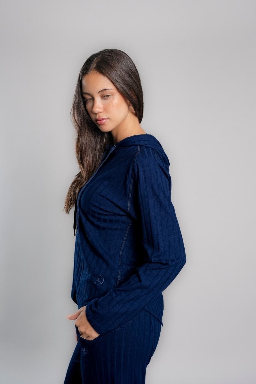 POLERA AGORA AZUL MARINO