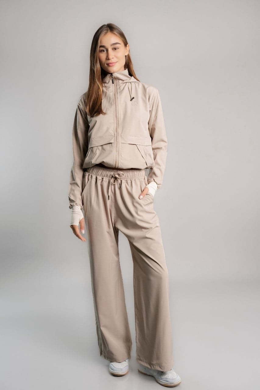 SET OVERTRIP AIR BEIGE (CASACA + PALAZZO)