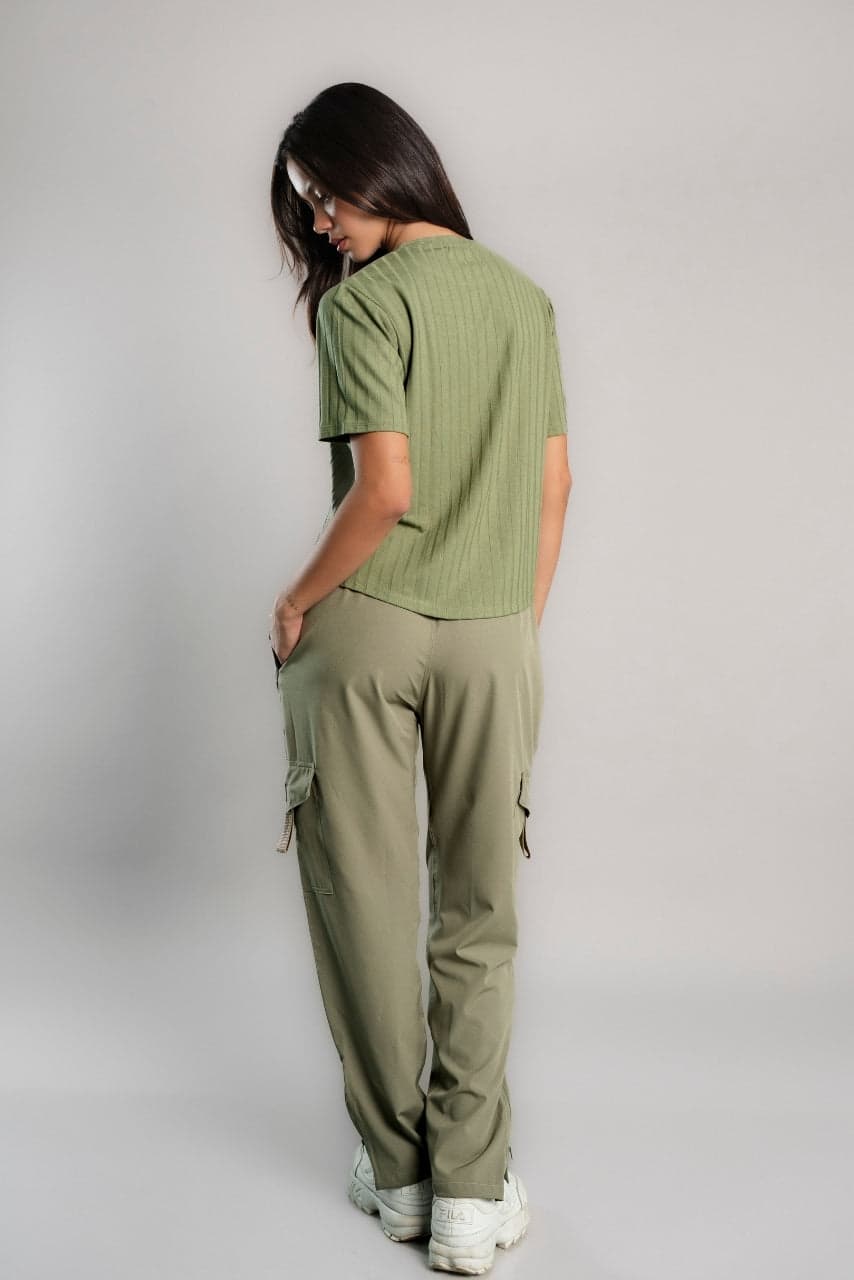 SET OVERTRIP PRO OLIVO (CASACA + CARGO)