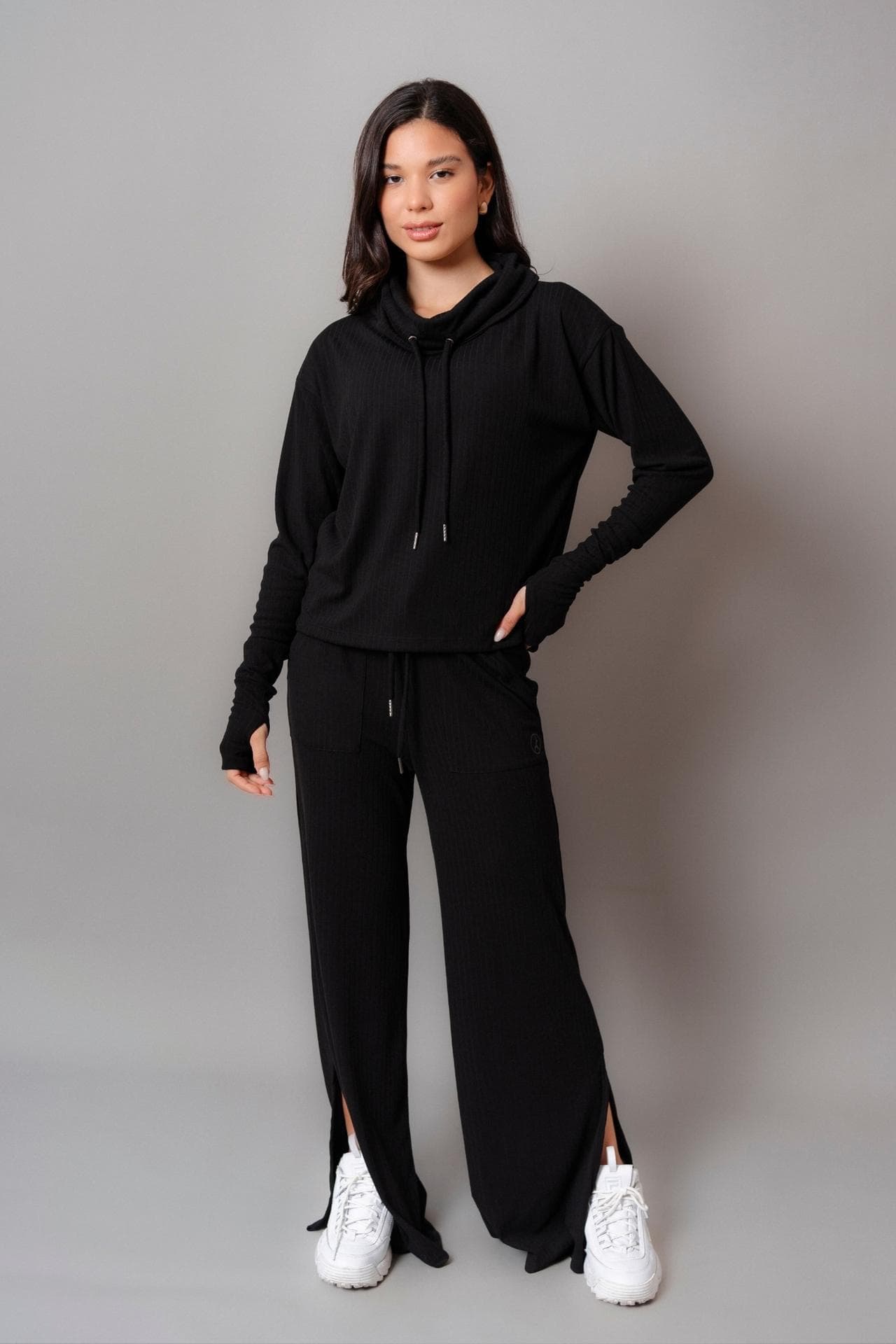 SET COMFY NEGRO (POLERA + PALAZZO)