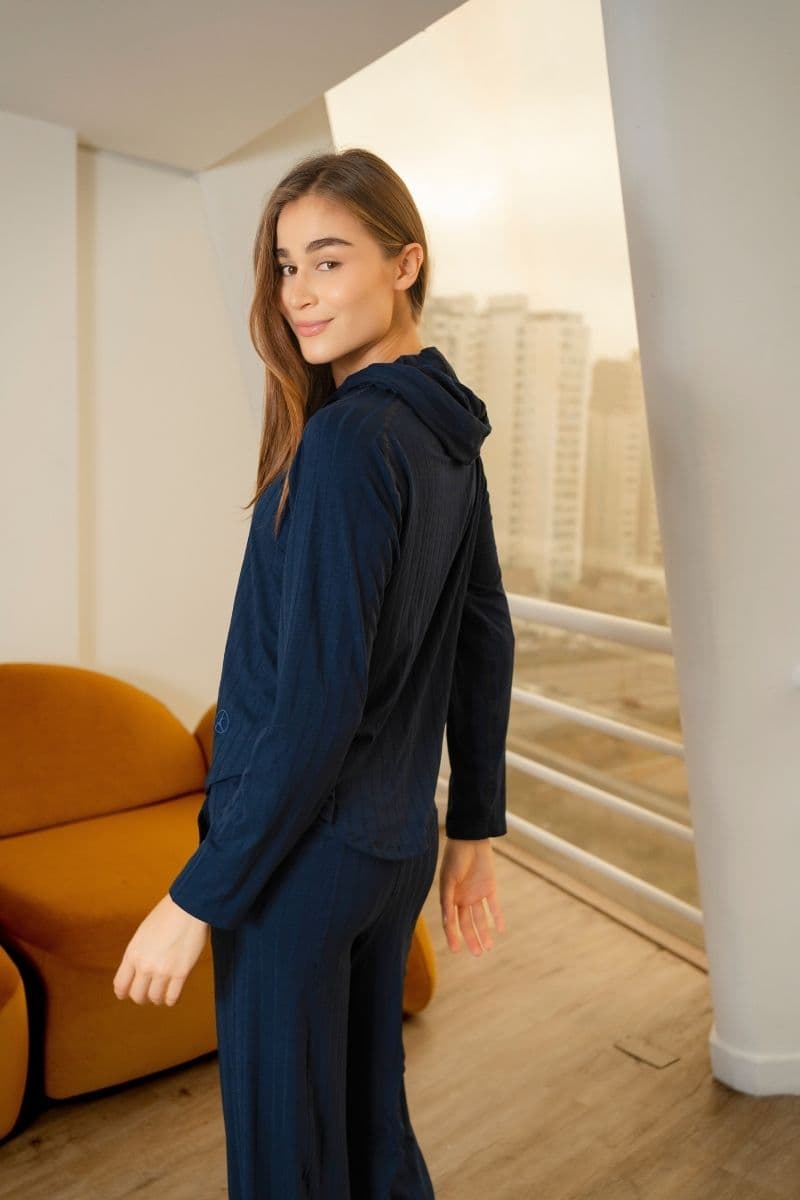 Pack Azul Marino Agora: Palazzo + Polera agora + Polo agora