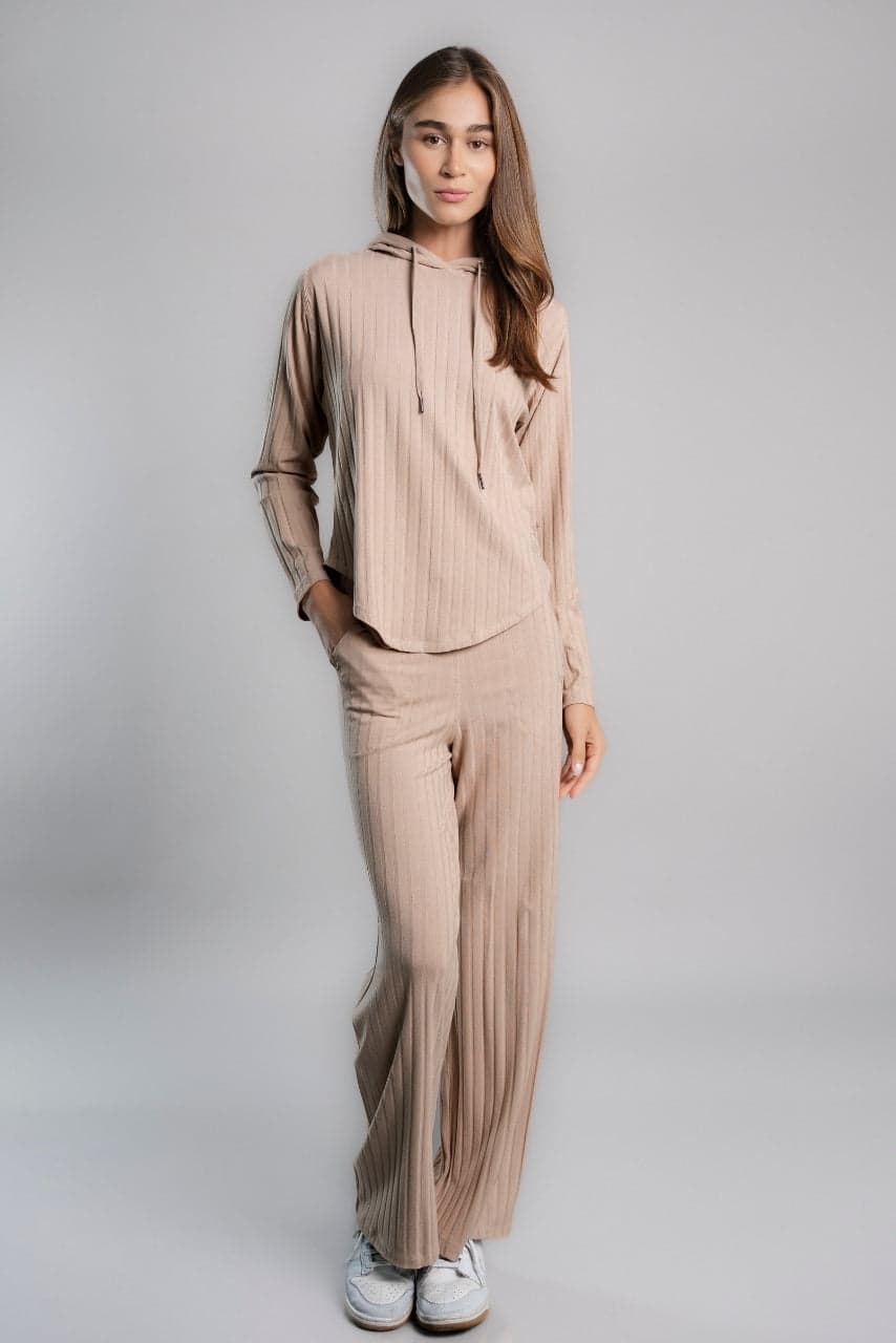 SET AGORA BEIGE (POLERA + PALAZZO)