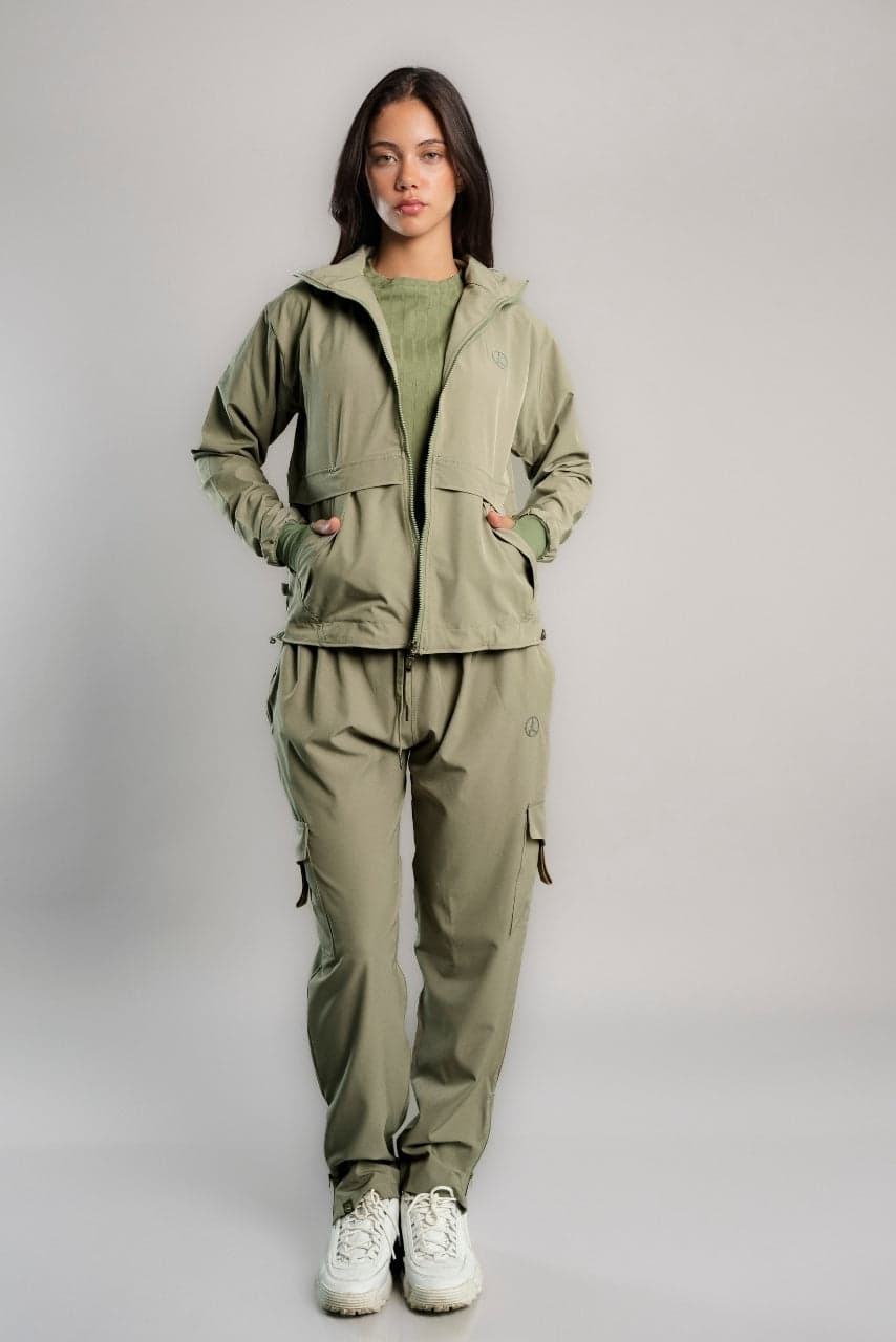 SET OVERTRIP PRO OLIVO (CASACA + CARGO)