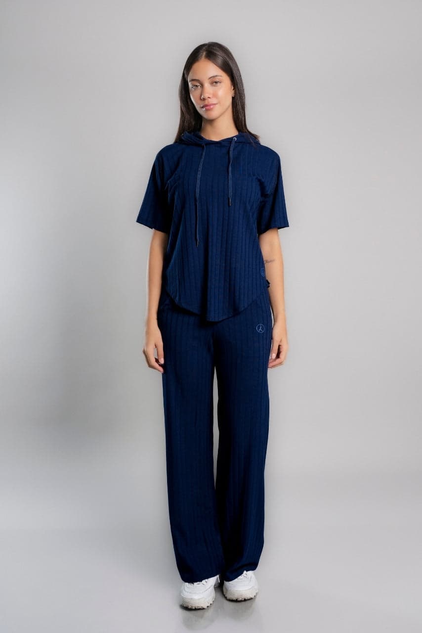 SET AGORA AZUL MARINO (POLERA + PALAZZO)