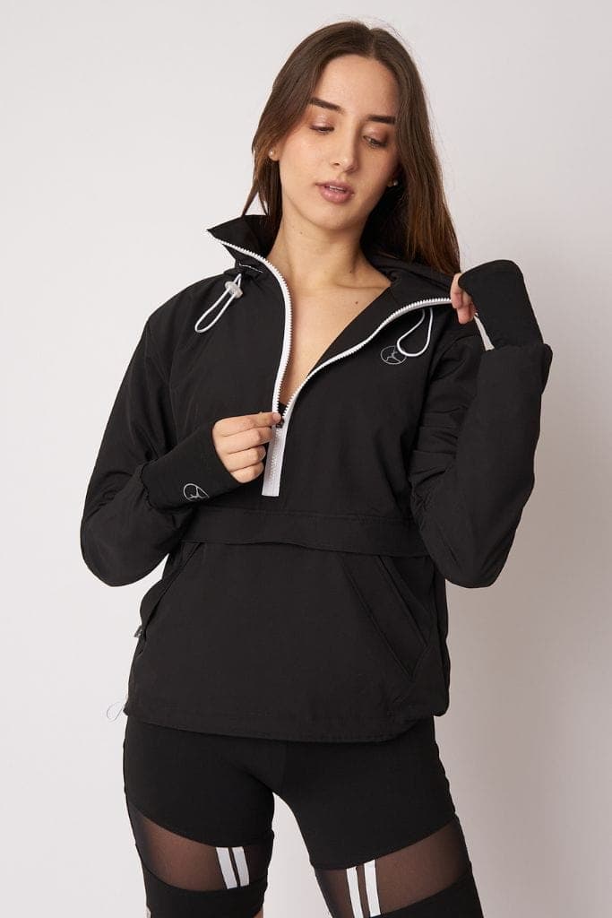 CASACA CORTAVIENTO EVOLUTION BLACK